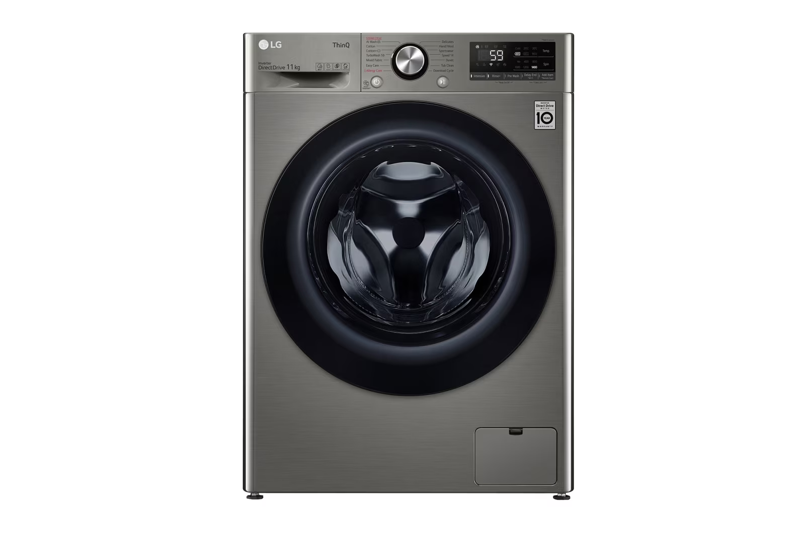 11 Kg | Front Load Washer | AI DD™ | ThinQ™ | Steam™